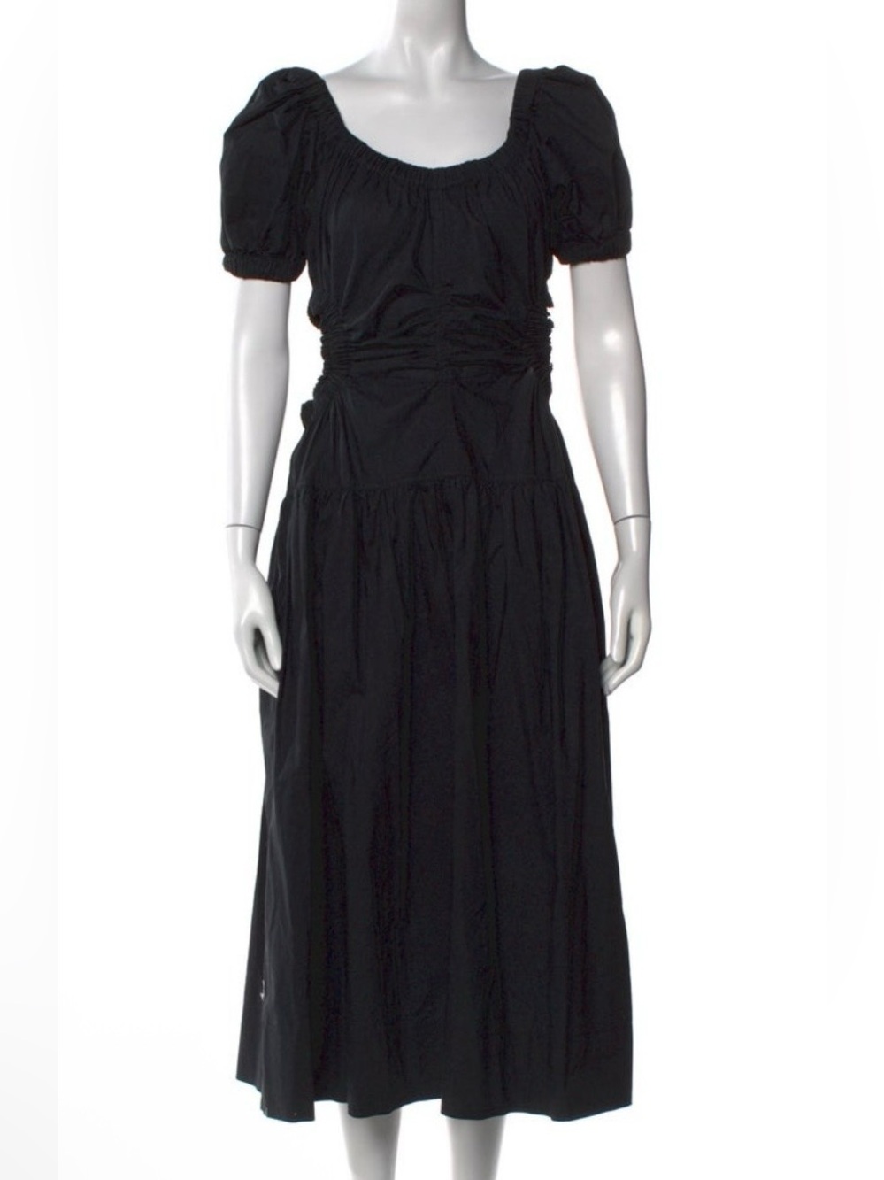 Ulla Johnson Golda Cutout Cotton-poplin Midi Dress Sundress Summer Dress - Picture 2 of 4